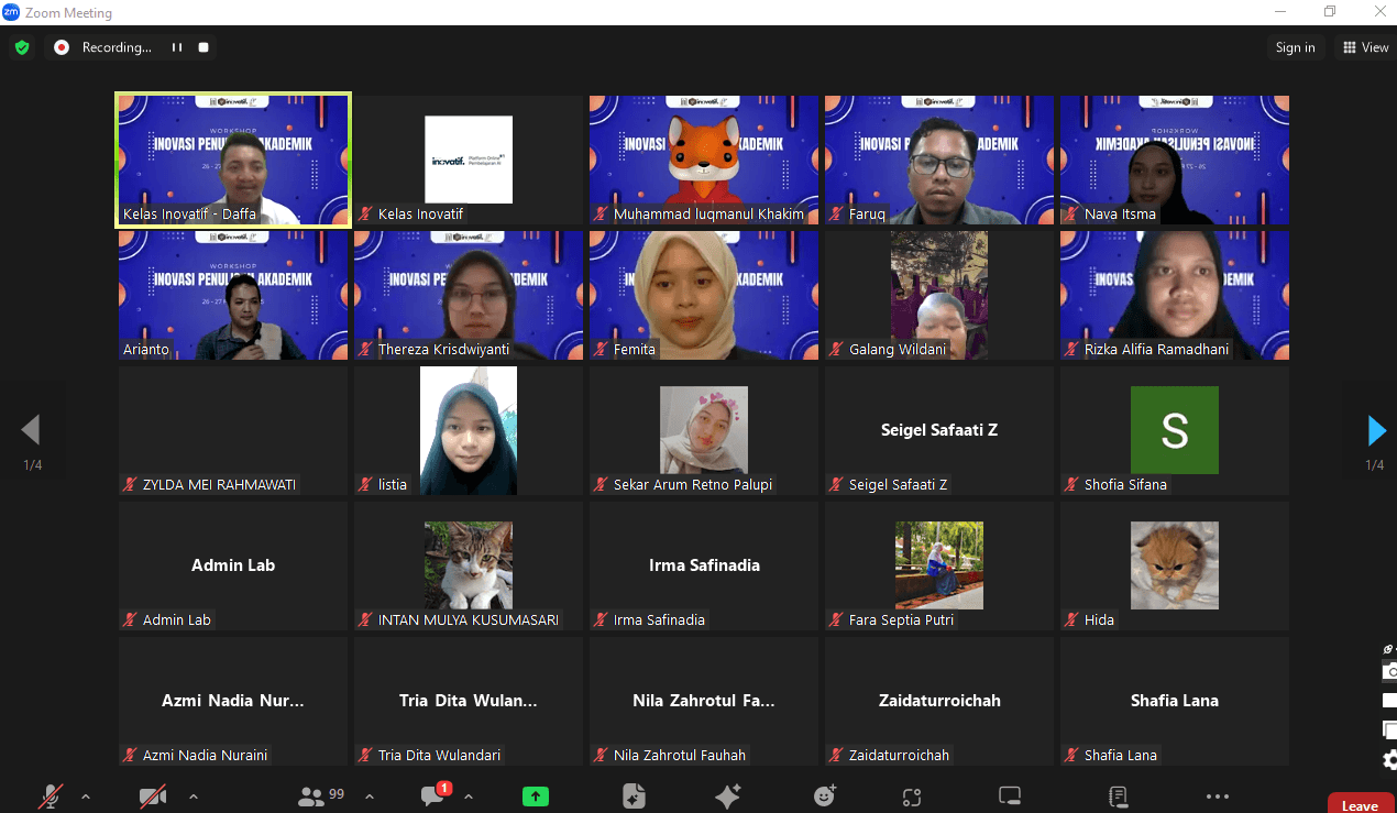 Kelas Inovatif Goes to Kampus UIN Satu Tulungagung
