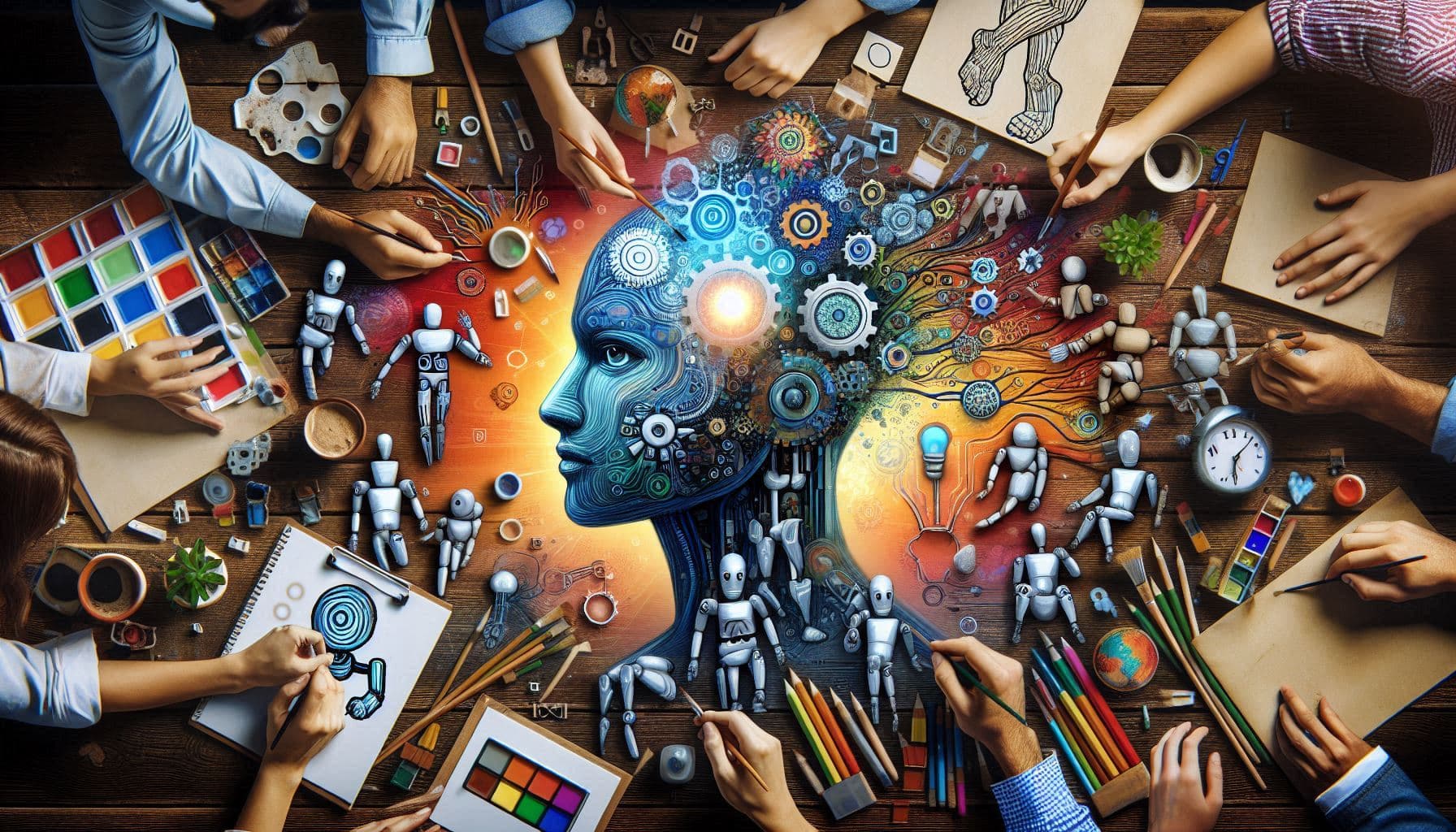 Kolaborasi AI dan Kreativitas: Apakah Manusia Akan Tergantikan?