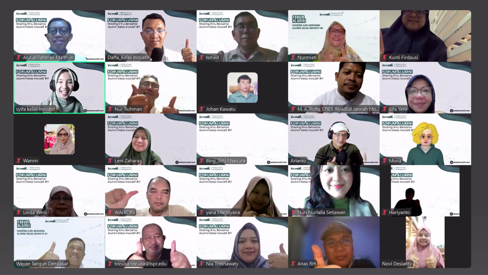 Kegiatan bersama member 4