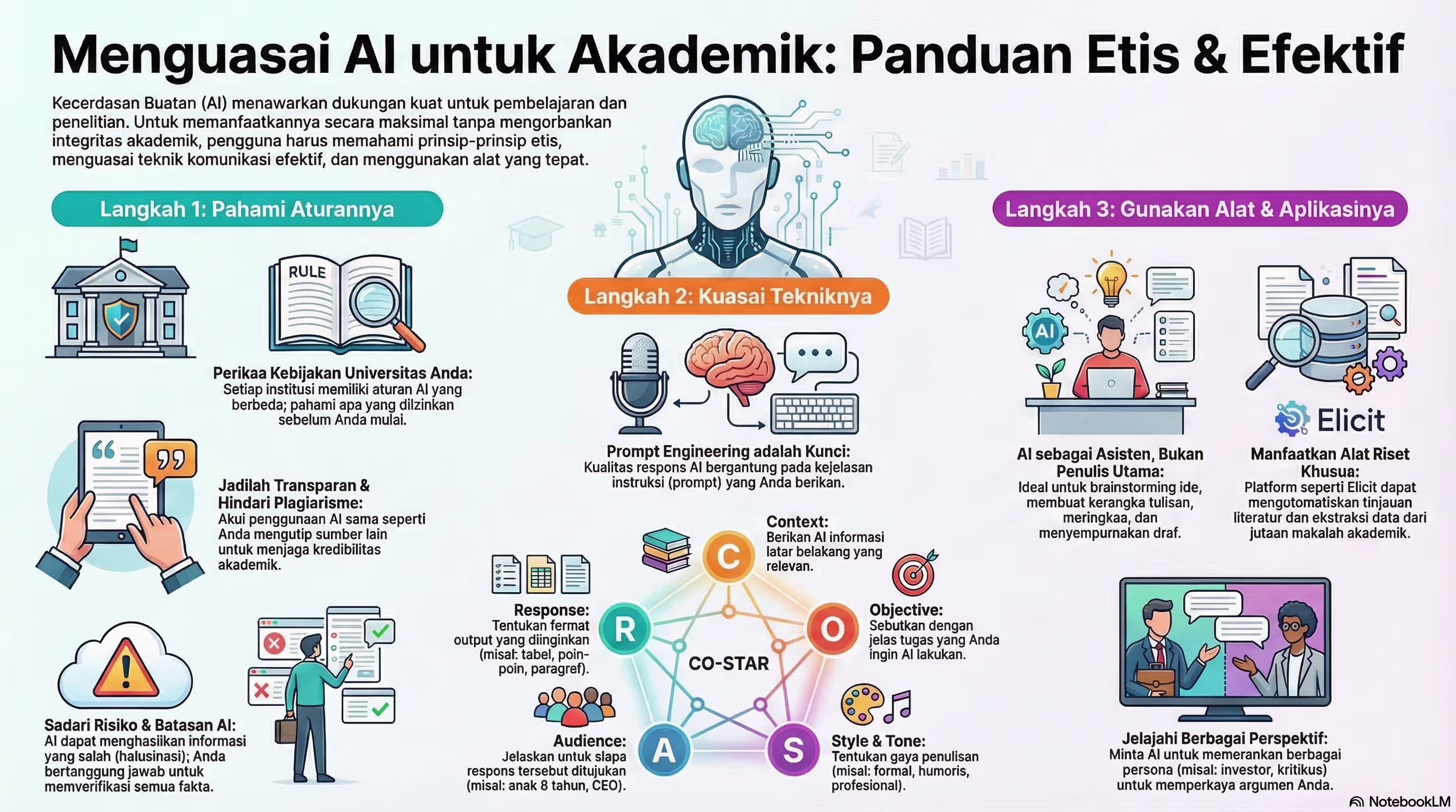 Researcher using AI tools