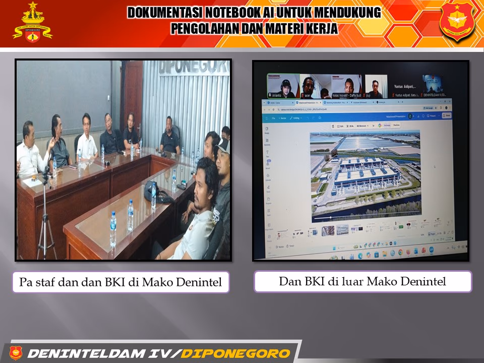 Pelatihan AI dan OSINT di Deninteldam
